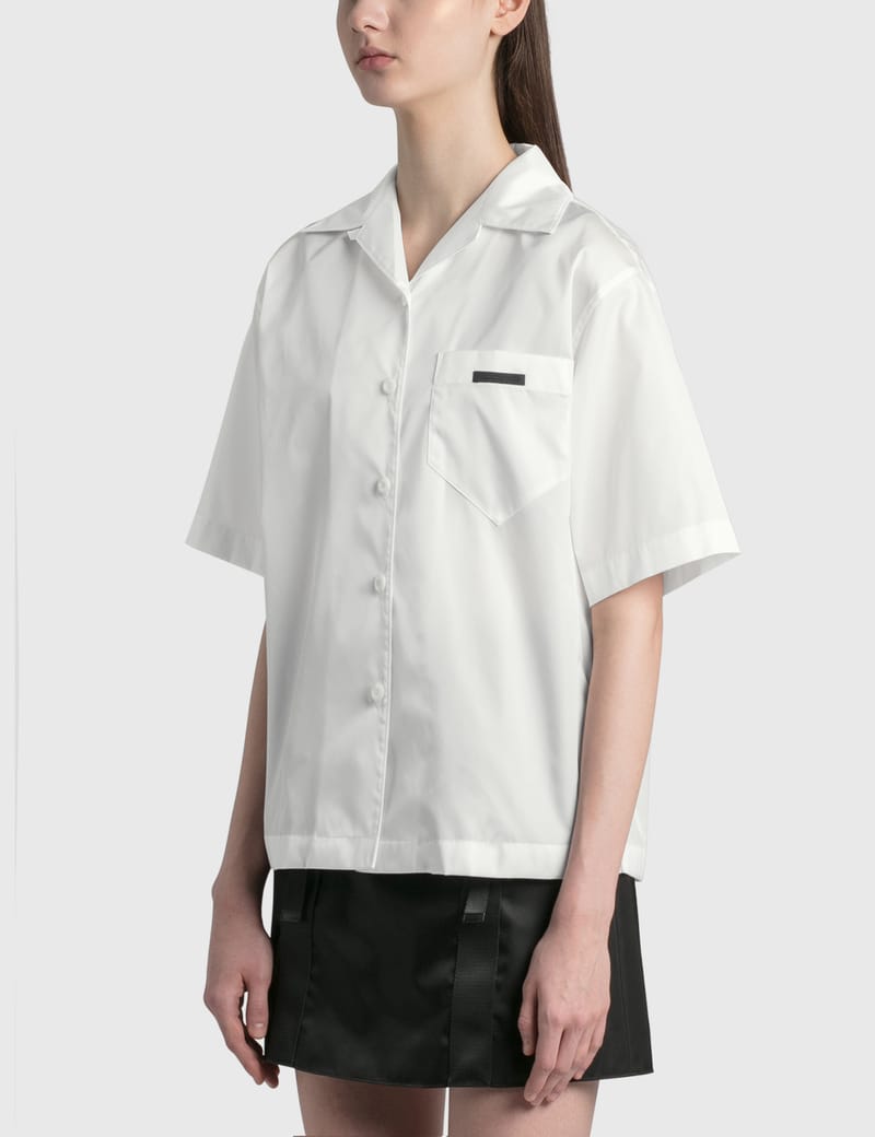 prada gabardine shirt