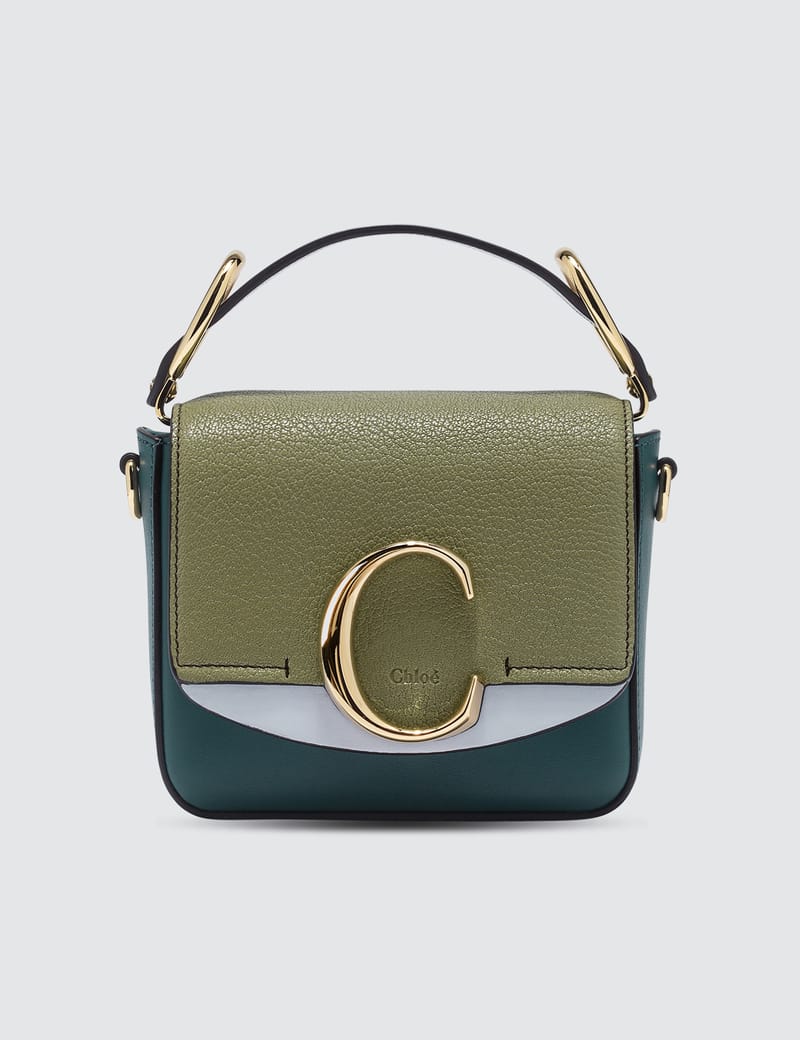 Chloe c bag antique green Clearance