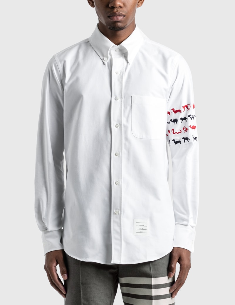 Image of Thom Browne Animal Icon -Bar Shirt