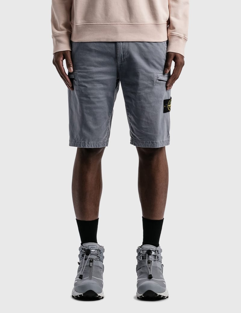 mens stone island cargo shorts