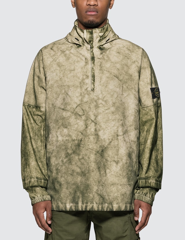 Stone Island Membrana Oxford 3L Half Zip Anorak Jacket