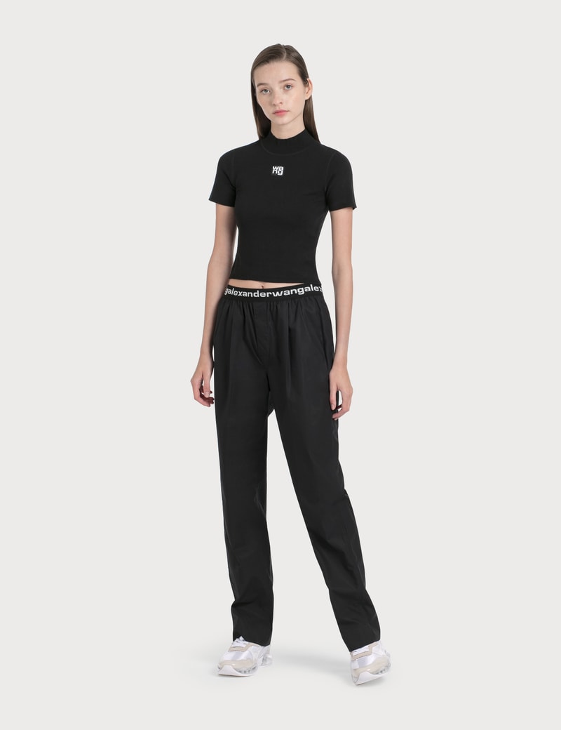 Image of Alexander Wang.T Pull-on Pleated Pants