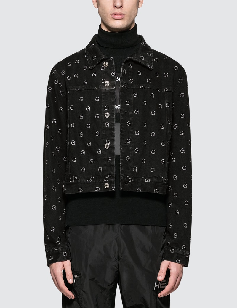 Image of GEO Monogram Denim Jacket