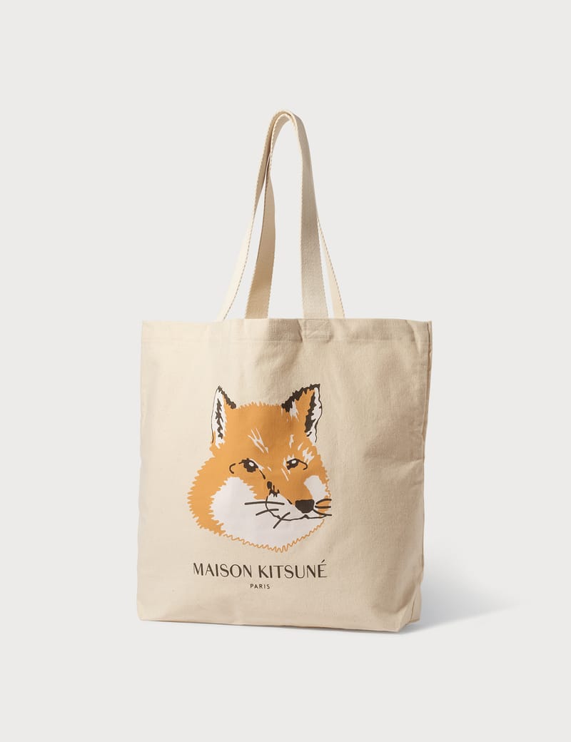 maison kitsune tote bag