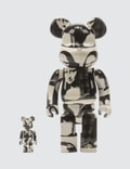 Medicom Toy Andy Warhol "Double Mona Lisa" Be@rbrick 400% & 100% Set Picture