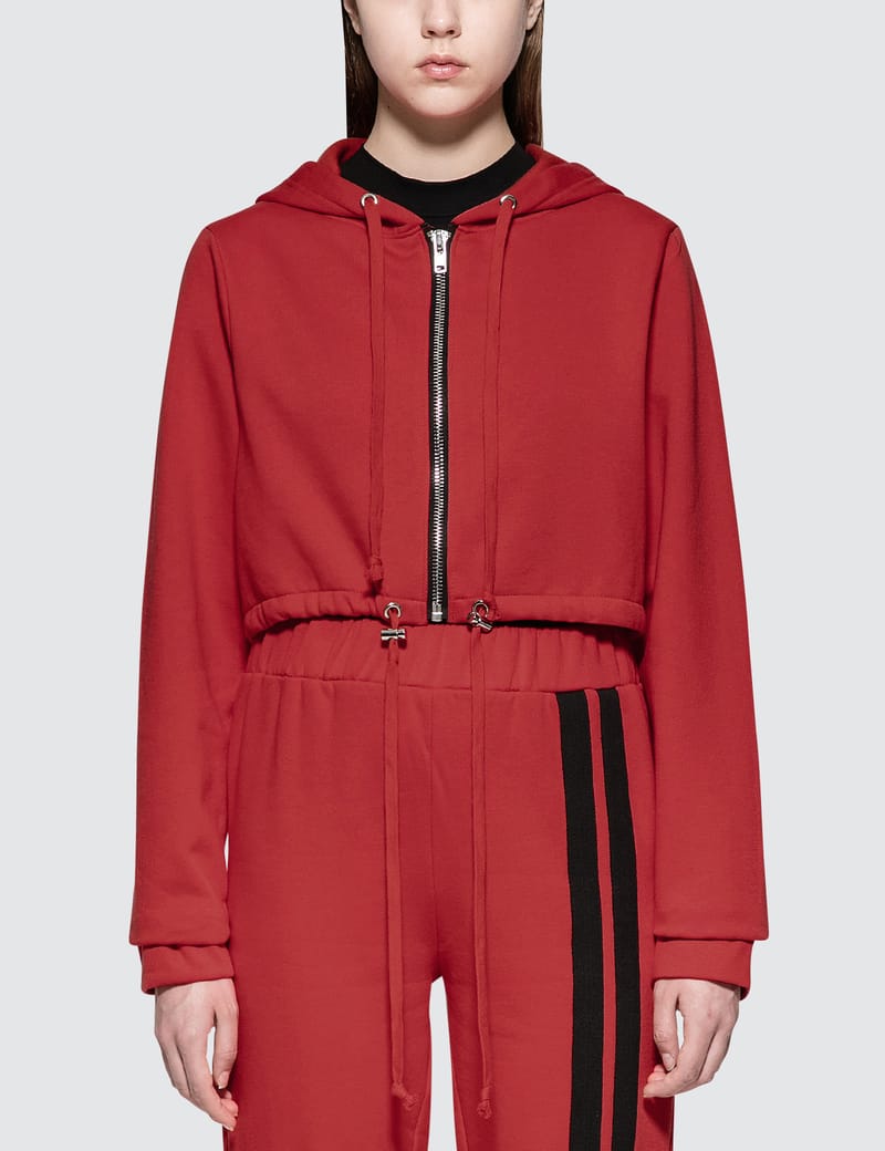 downtown cropped hoodie