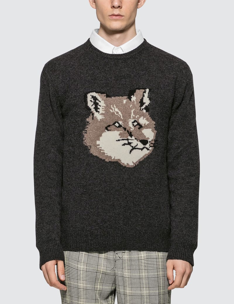 fox head pullover