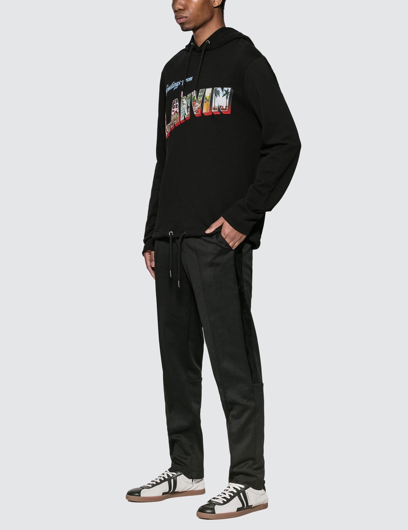 Image of Lanvin Logo Print Hoodie