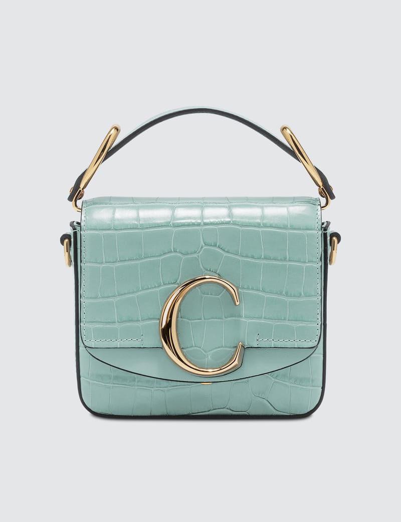 chloe c bag faded blue