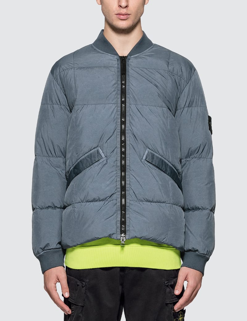 stone island down bomber jacket