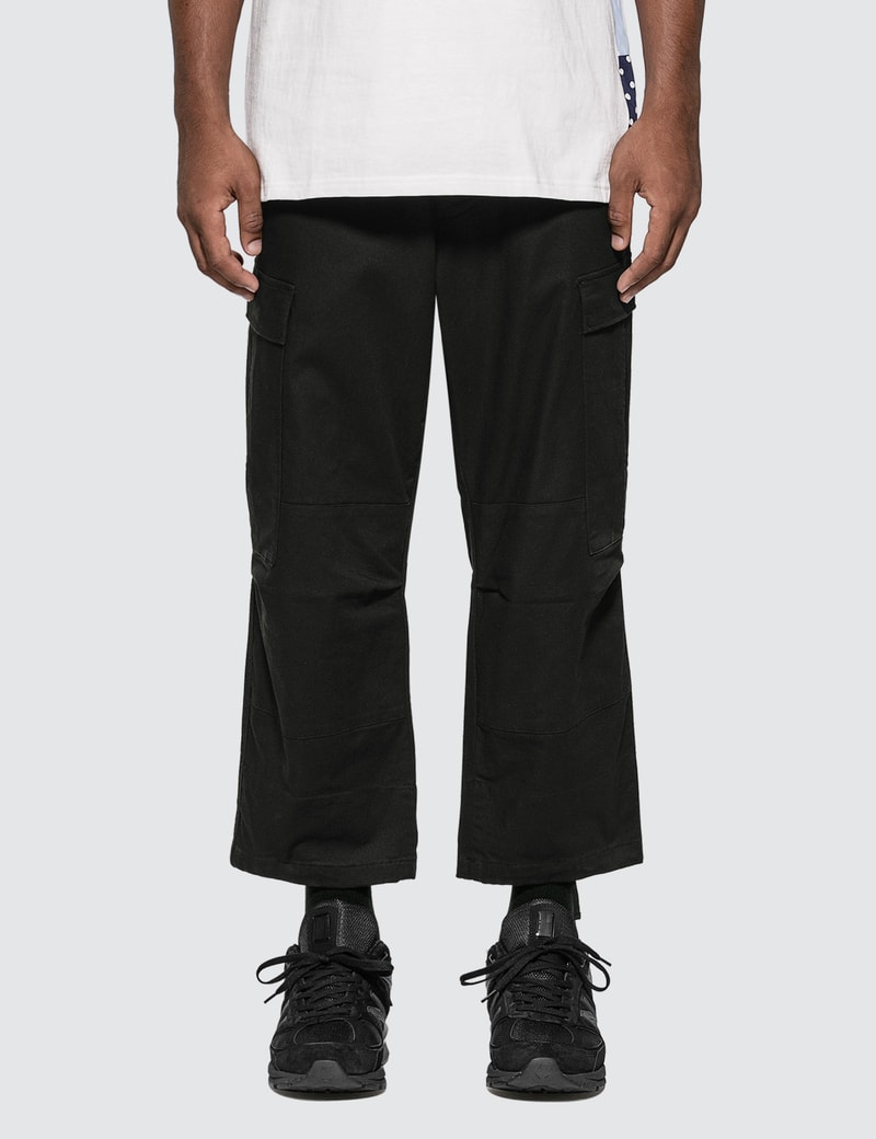 Image of SOPHNET. Cropped Wide Cargo Pants