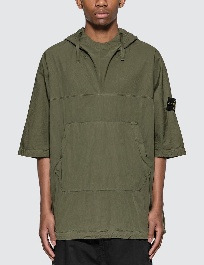 stone island hooded anorak