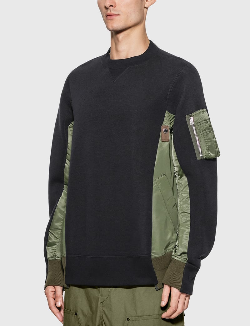 sacai sponge sweatshirt