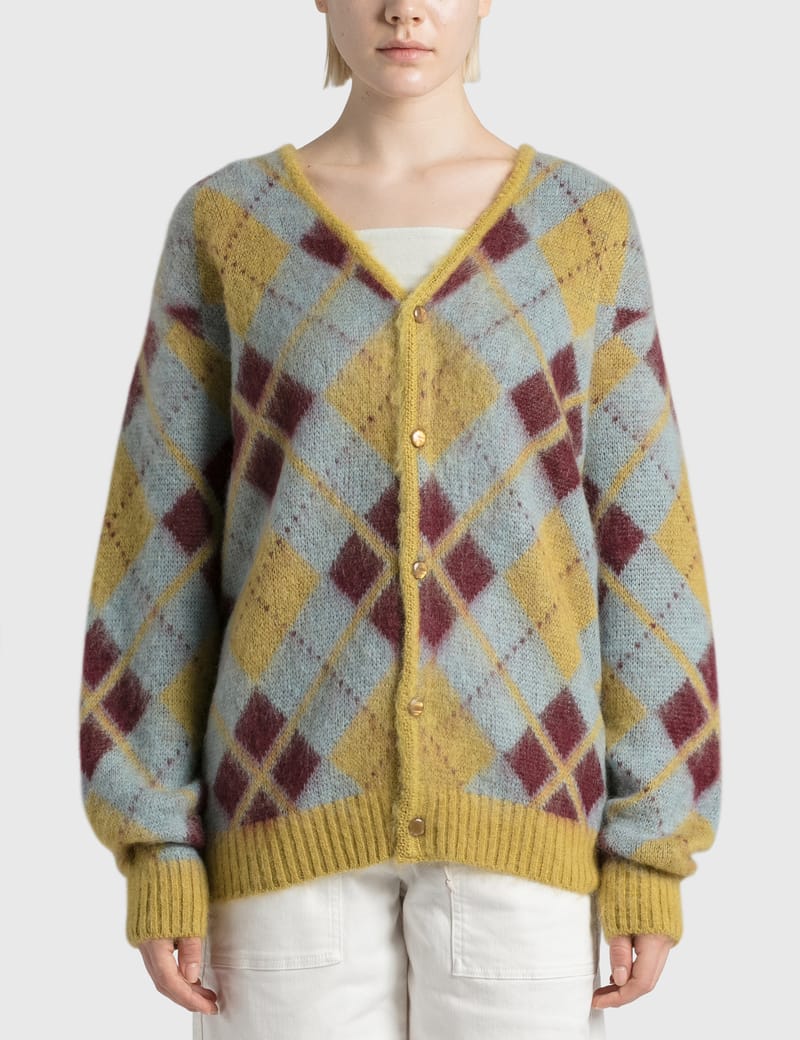 needles mohair cardigan papillon