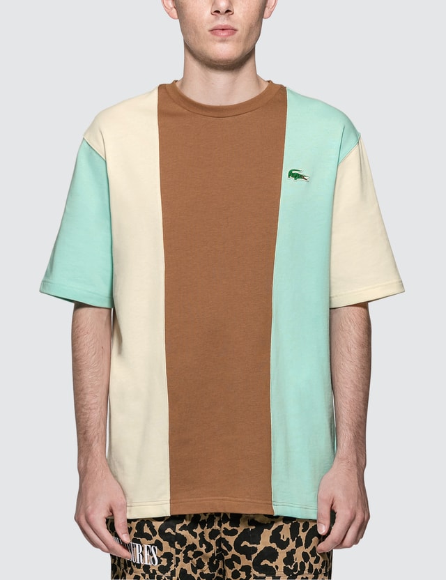 Lacoste Golf Le Fleur X Lacoste Cut Sewn Stripe T Shirt Hbx