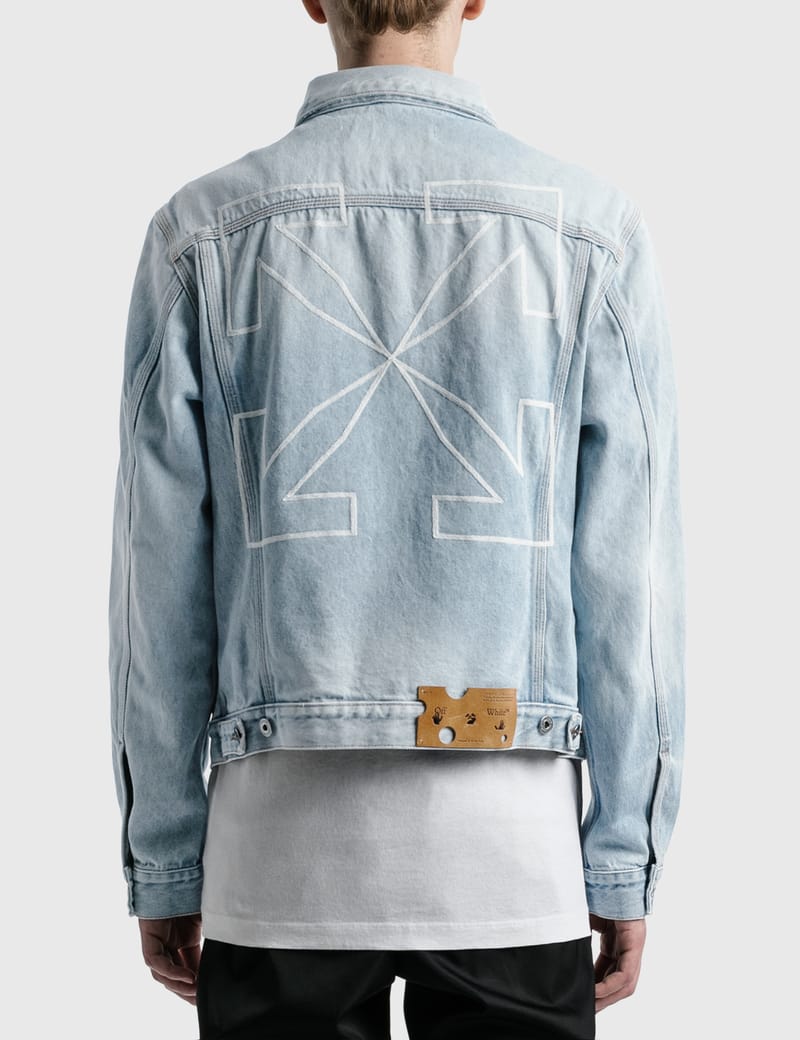 off white jean jacket men