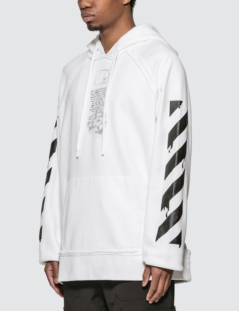 off white drip hoodie