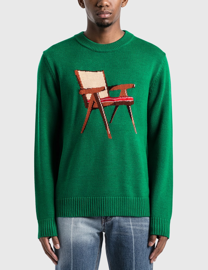 CASABLANCA THE ART OF SITTING KNITTED SWEATER