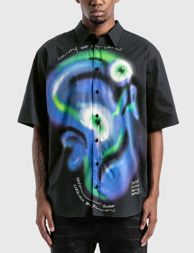 Image of Marcelo Burlon Mad Face Shirt