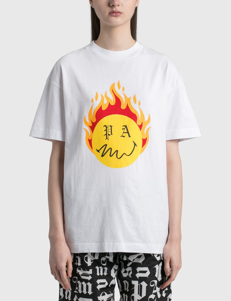 Image of Palm Angels Burning Head T-Shirt