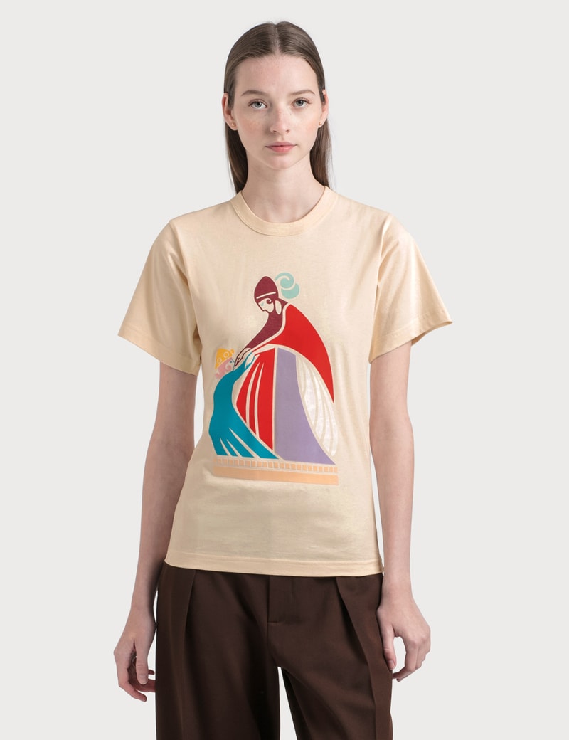 Image of Lanvin Mother And Child Print T-Shirt
