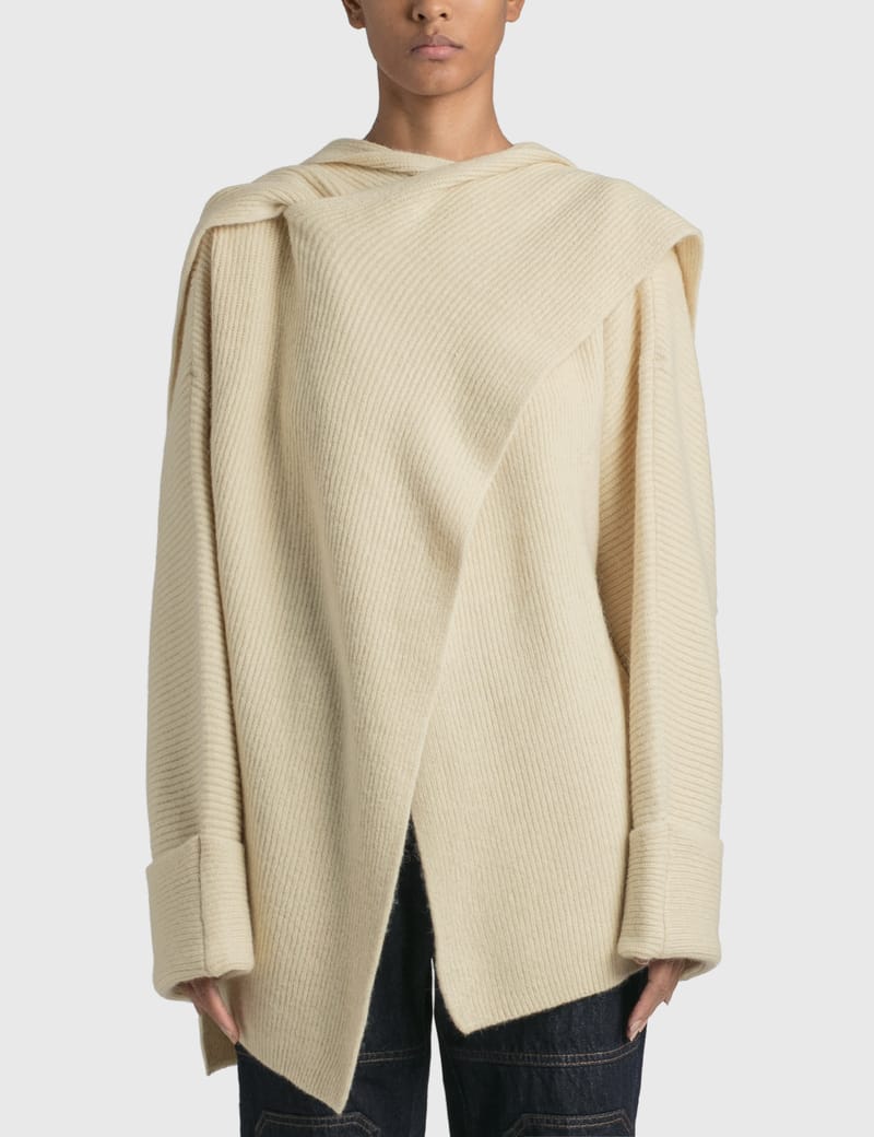 draped cardigan