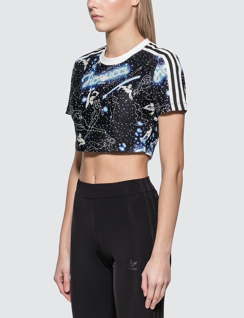 adidas crop graphic tee