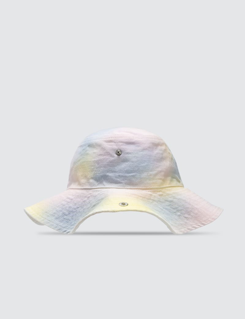ganni tie dye bucket hat