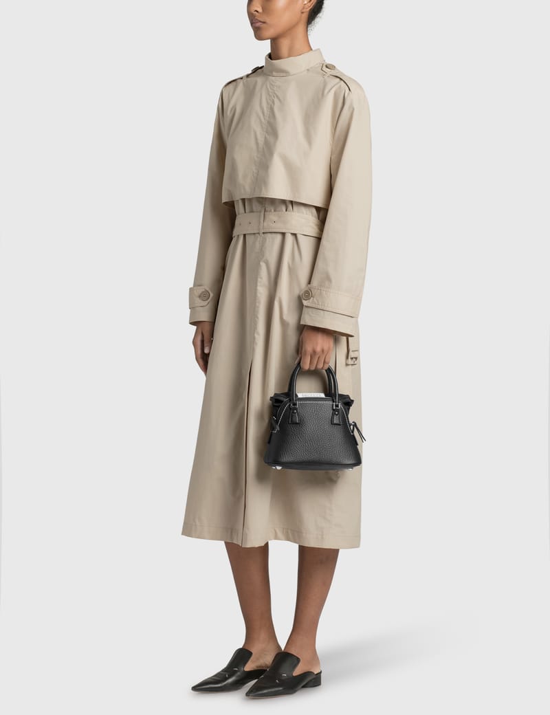beige trench dress