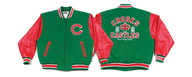 Mitchell & Ness x Crooks & Castles Letterman Jacket