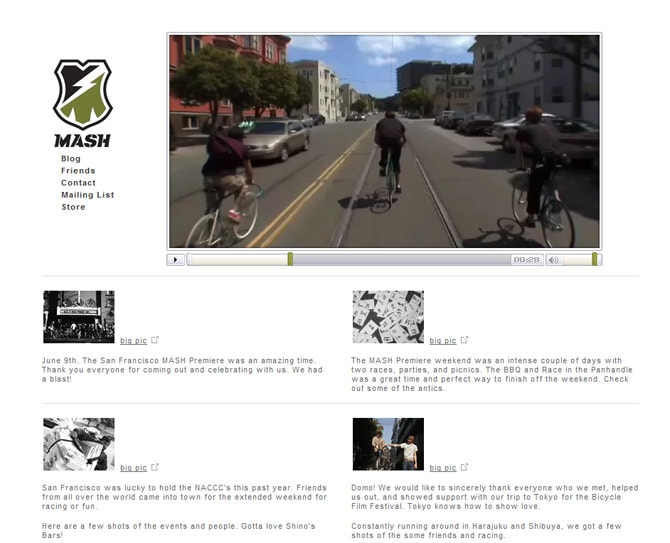 MASH SF Site Relaunch