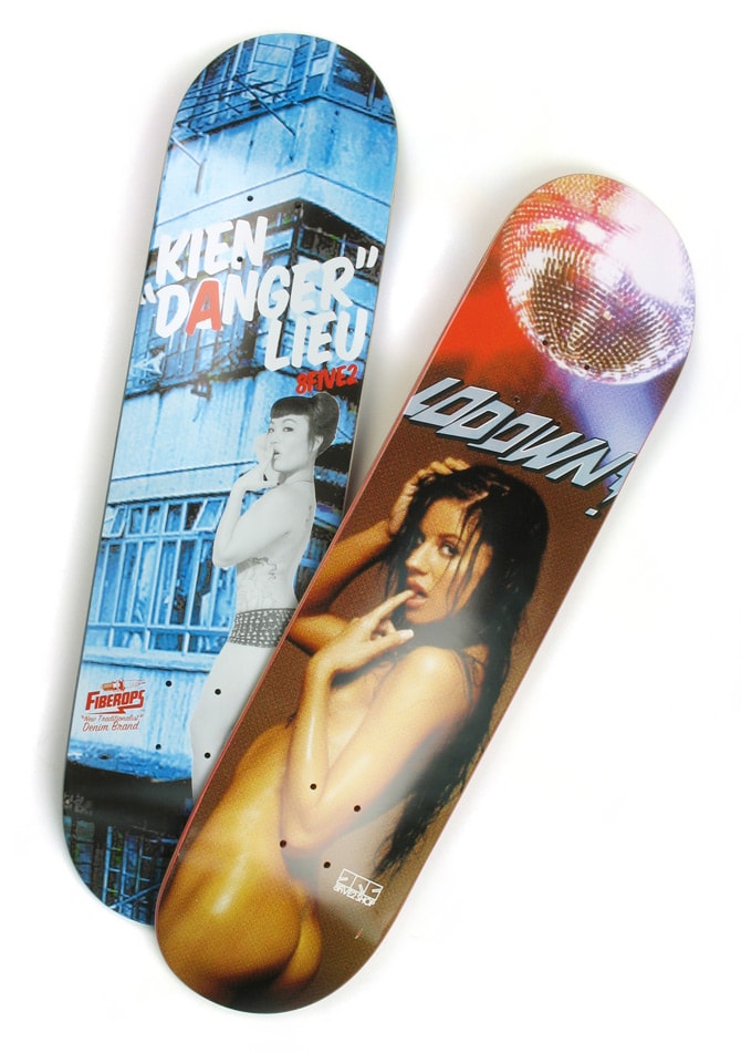 8FIVE2 x Lodown Magazine x Fiberops Skate Decks