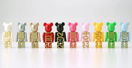 Medicom Toy Fendi Bearbrick Set
