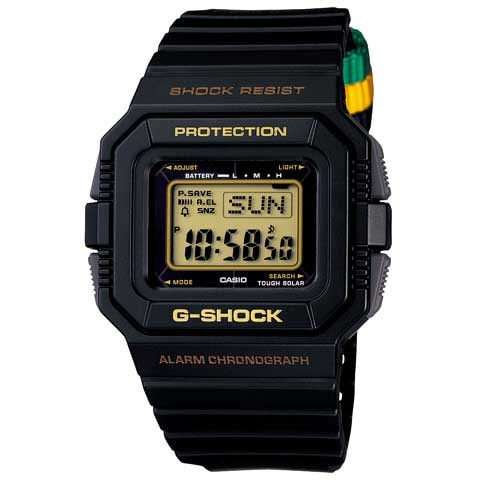 Casio G-Shock 25th Anniversary Ocean Gray | Rastafarian