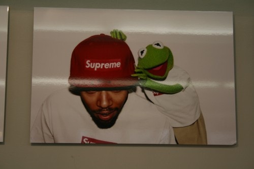Terry Richardson x Supreme x Kermit the Frog Exhbition at Colette
