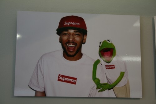 Terry Richardson x Supreme x Kermit the Frog Exhbition at Colette