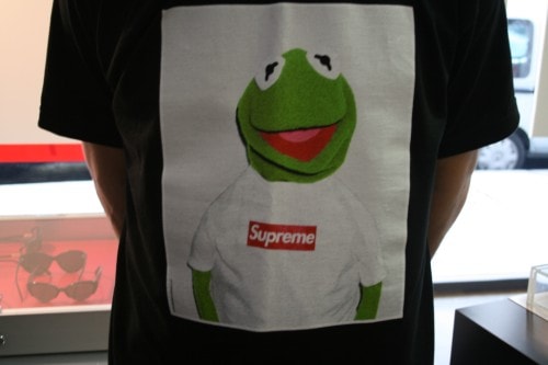 Terry Richardson x Supreme x Kermit the Frog Exhbition at Colette