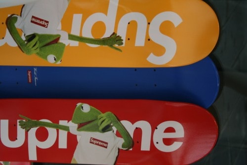 Terry Richardson x Supreme x Kermit the Frog Exhbition at Colette