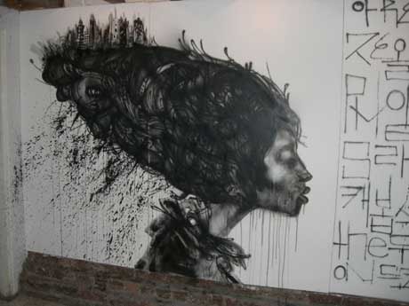 David Choe - Murderous Heart @ Lazarides Gallery Newcastle