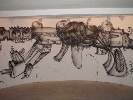 David Choe - Murderous Heart @ Lazarides Gallery Newcastle