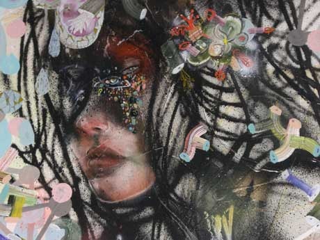 David Choe - Murderous Heart @ Lazarides Gallery Newcastle