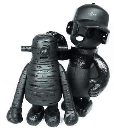DJ Panda & Off World Create Figures by Michael Lau