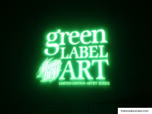 Haze x Mountain Dew Green Label Art Party