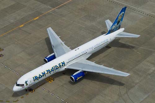 Iron Maiden Ed Force One Boeing 757