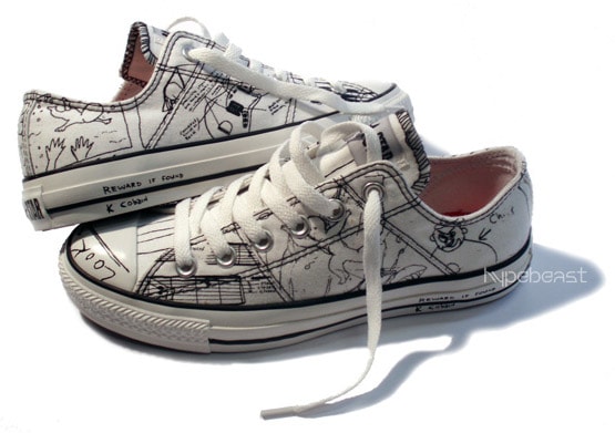 Kurt Cobain Converse Collection
