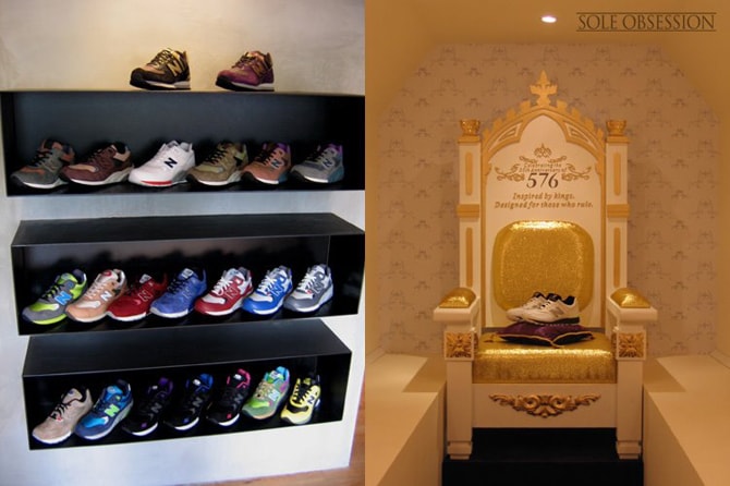 New Balance 576 20th Anniversary Exhibition at Leftfoot