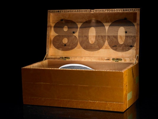 Nike Air Force 1 "Coach K" 800th Win Commerarative Package