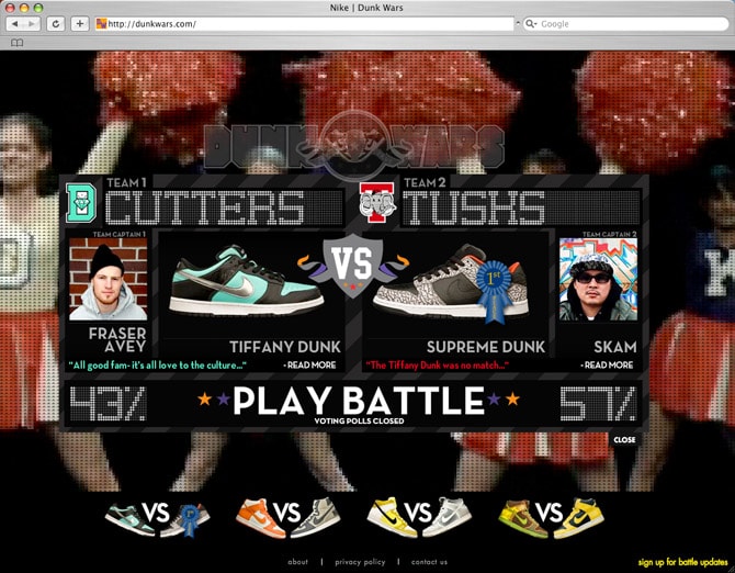 Nike Dunkwars Battle 2