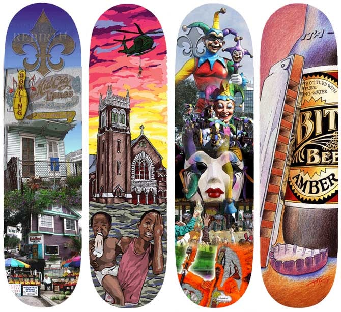 Structure NOLA Skate Decks