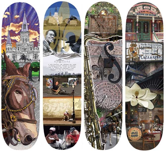 Structure NOLA Skate Decks